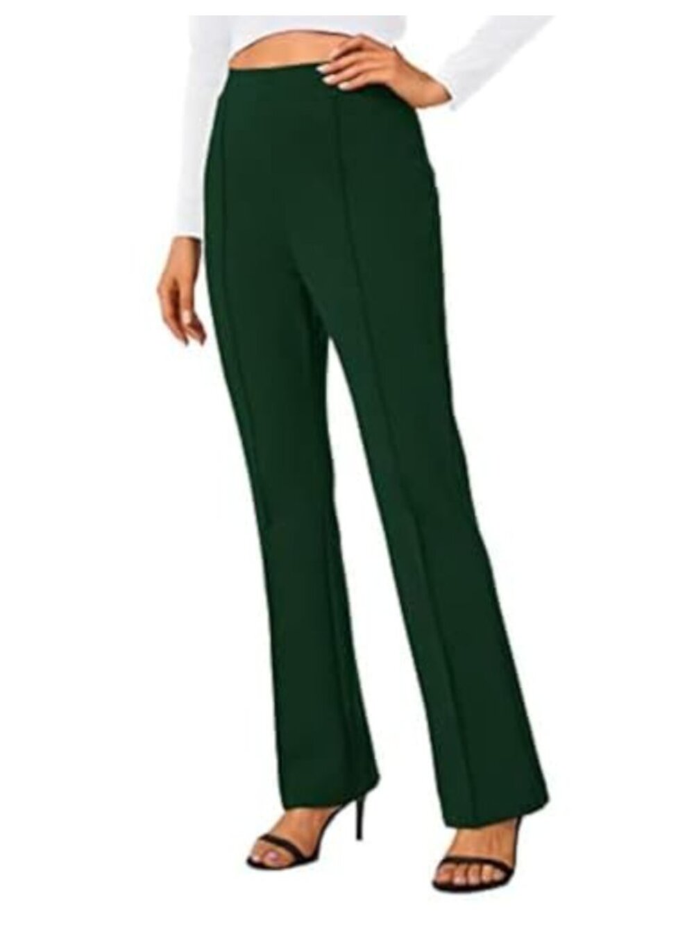 Bootcut Yoga Dress Pants High Waist Flare Work Slacks Stretchy